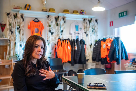 Illeana Tannoux, sambo med nya tränaren Per-Arne