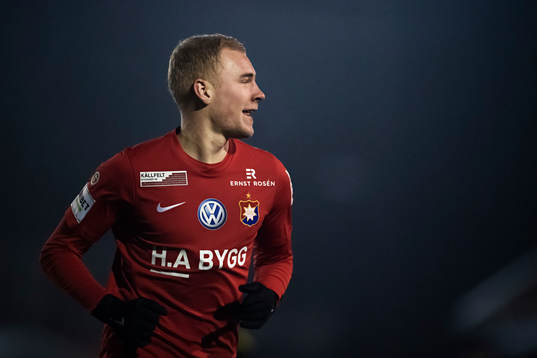 Örgrytes Adam Bergmark Wiberg jublar