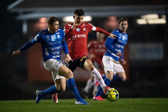 Norrbys Nicklas Savolainen och Örgrytes Daniel Paulson