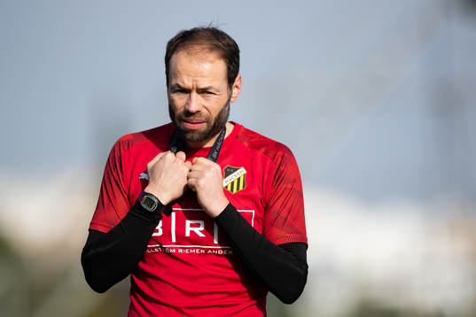 Häckens tränare Andreas Alm