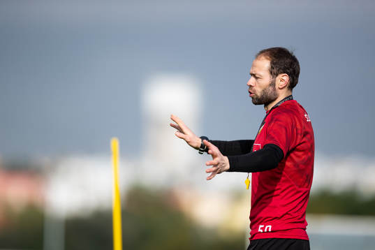 Häckens tränare Andreas Alm