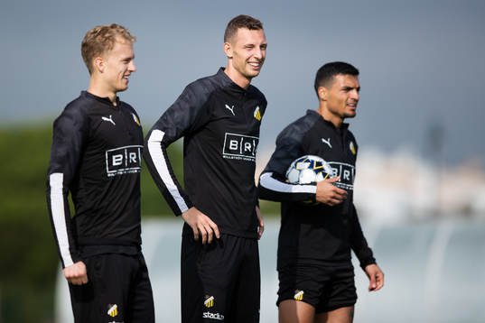 Häckens Gustav Berggren, Gustaf Nilsson och Ahmed Yasin