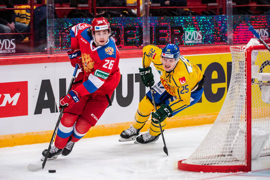 Alexander Romanov of Russia and Gustav Rydahl of Sweden