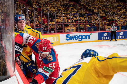 Samuel Fagemo of Sweden and Bogdan Kiselevich of Russia