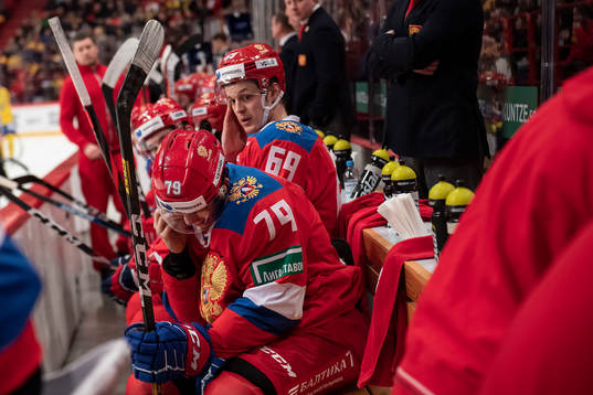 Danila Galenyuk of Russia in pain