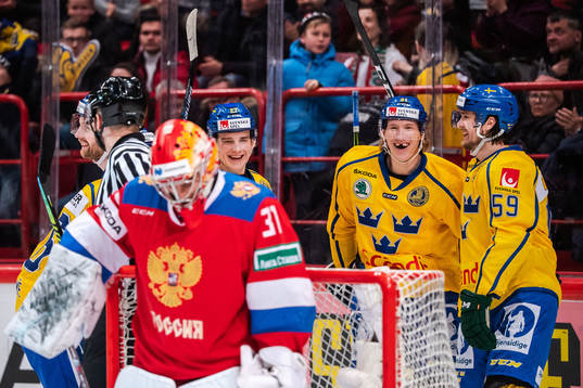 Nils Lundkvist, Emil Sylvegård and Linus Johansson of