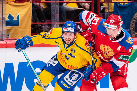 Mathias Bromé of Sweden and Rushan Rafikov of Russia