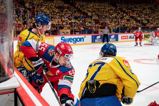 Samuel Fagemo of Sweden and Bogdan Kiselevich of Russia