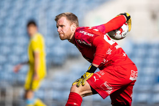 Goalkeeper Peter Abrahamsson of Häcken