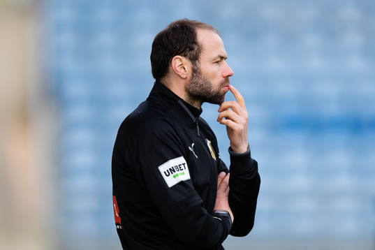 Head coach Andreas Alm of Häcken