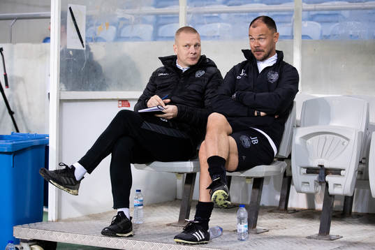 Head coach Stefan Billborn and assistant coach Joachim