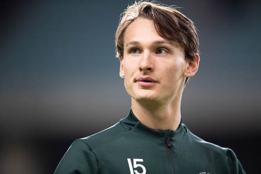 Hjalmar Ekdal of Hammarby prior to the friendly match