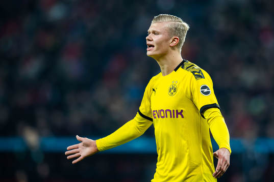 Erling Braut Haaland of Borussia Dortmund