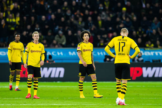 Julian Brandt, Axel Witsel and Erling Braut Haaland of