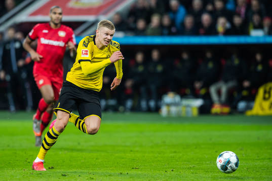Erling Braut Haaland of Borussia Dortmund