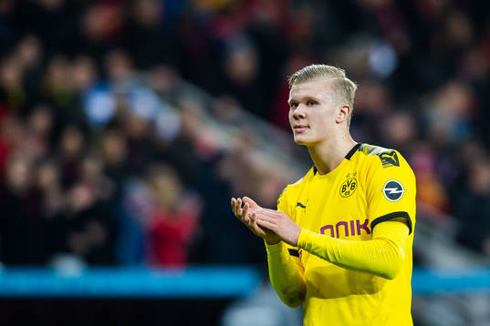 Erling Braut Haaland of Borussia Dortmund