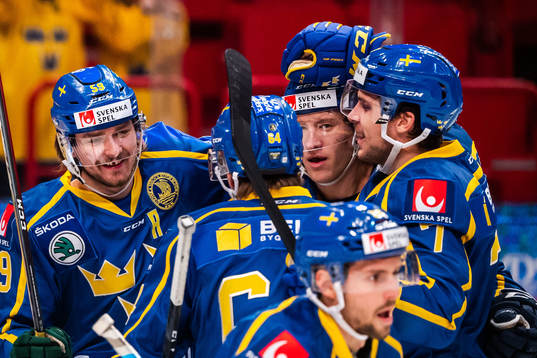 Linus Johansson, Mathias Bromé and Emil Sylvegård of