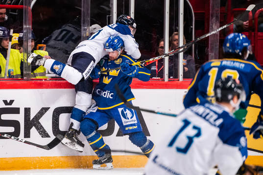 Joel Mustonen of Finland and Arvid Lundberg of Sweden