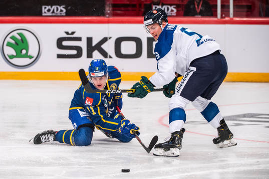 Samuel Fagemo of Sweden and Jarkko Parikka of Finland