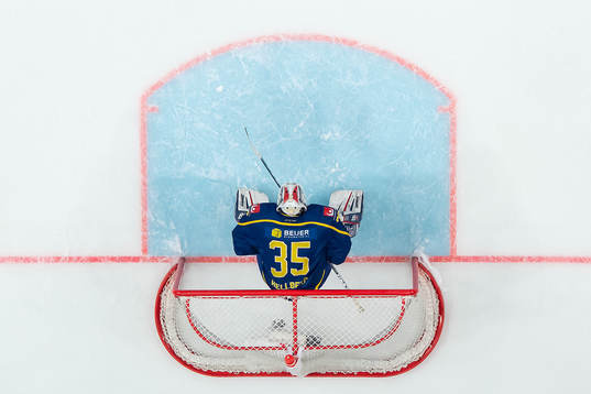 goaltender Magnus Hellberg of Sweden
