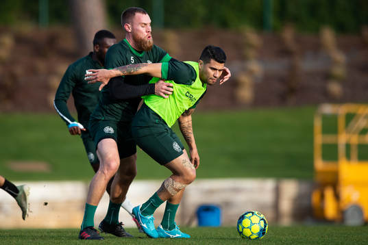 Hammarbys David Fällman och Paulinho