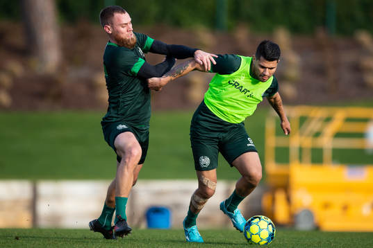 Hammarbys David Fällman och Paulinho