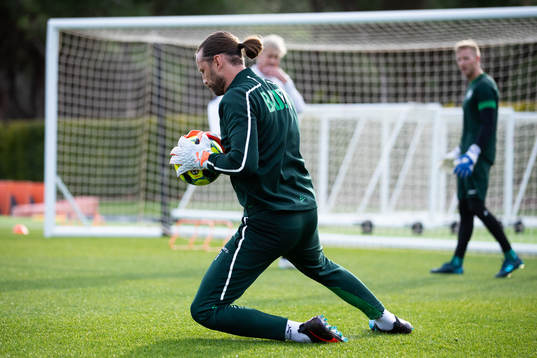 Hammarbys målvakt Johan Wiland