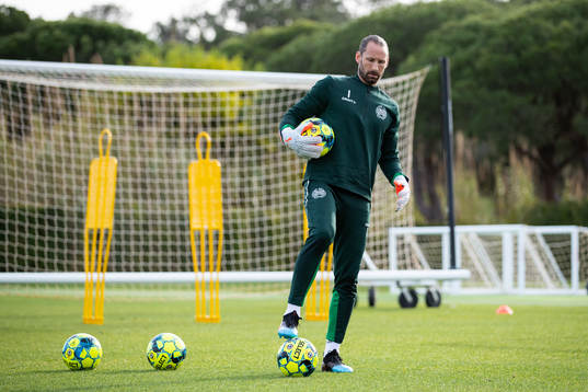 Hammarbys målvakt Johan Wiland