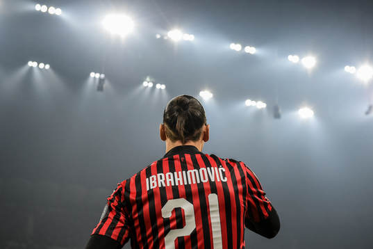 Zlatan Ibrahimovic of Milan