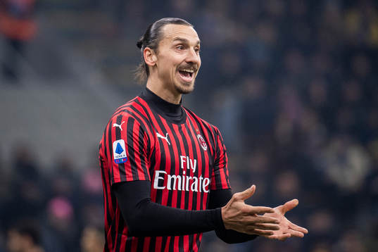 Zlatan Ibrahimovic of Milan