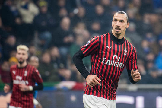 Zlatan Ibrahimovic of Milan