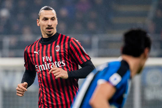 Zlatan Ibrahimovic of Milan