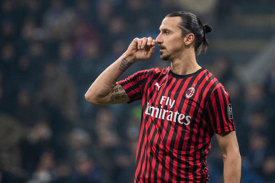 Zlatan Ibrahimovic of Milan