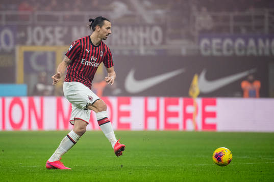 Zlatan Ibrahimovic of Milan
