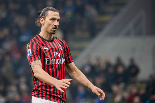 Zlatan Ibrahimovic of Milan
