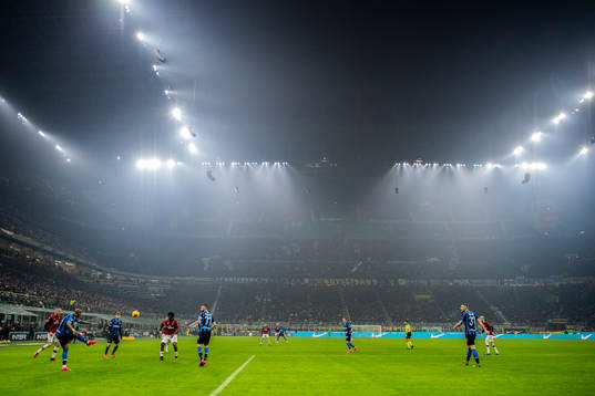 General view of Giuseppe Meazza stadium