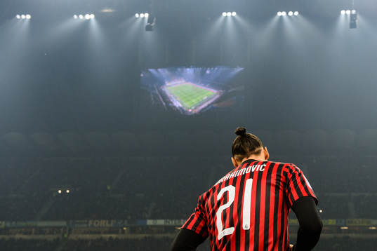 Zlatan Ibrahimovic of Milan
