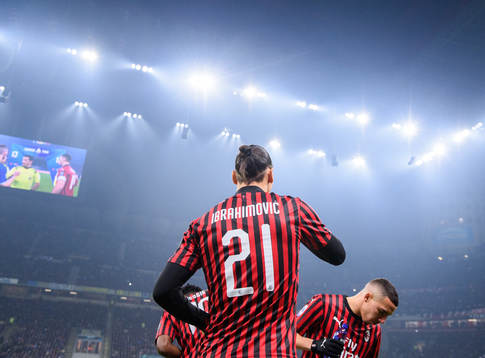 Zlatan Ibrahimovic of Milan