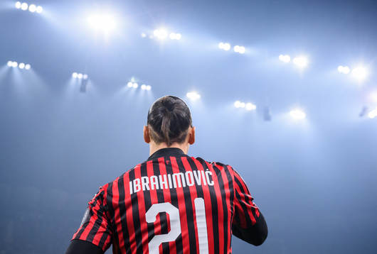 Zlatan Ibrahimovic of Milan