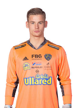 Falkenbergs målvakt Johan Brattberg