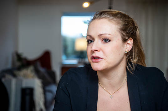 Hilda Carlén var landslagsmålvakt i fotboll men valde