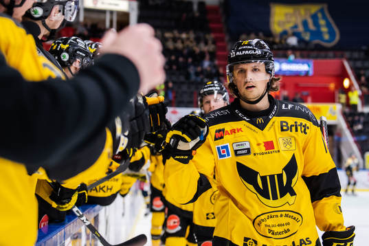 Västerås Viktor Hertzberg jublar