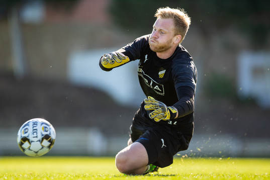 Häckens målvakt Peter Abrahamsson
