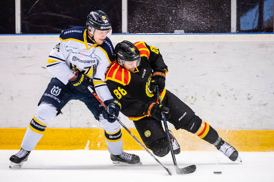 s Jesper Williamsson och Brynäs Jaedon Descheneau
