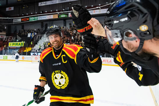 Brynäs Anton Rödin jublar
