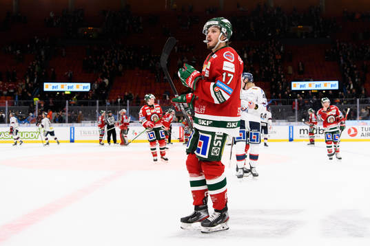 Frölundas Sebastian Stålberg deppar