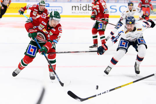Frölundas Nicklas Lasu och Linköpings Mikael Frycklund