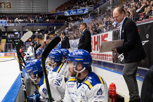 Leksands assisterande tränare Per-Erik Eklundoch Leksands
