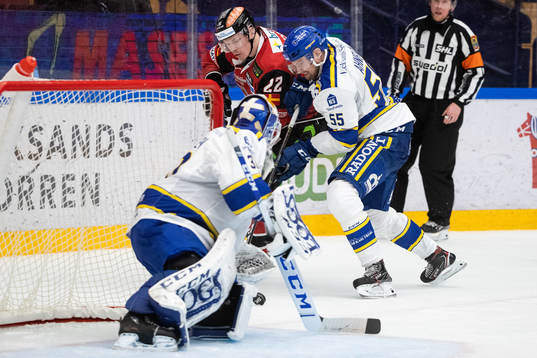 Malmö Redhawks Lars Bryggman och Leksands Jonas Ahnelöv