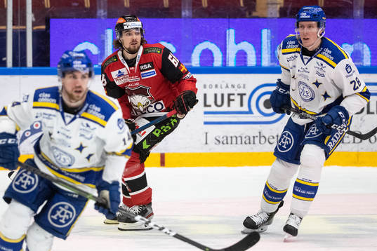 Malmö Redhawks Adam Brodecki och Leksands Mattias
